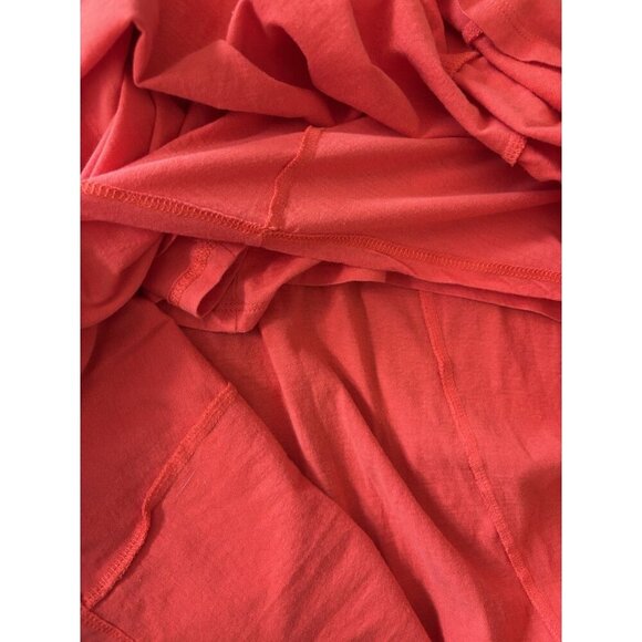 LAUREN Ralph Lauren Orange Sleeveless Maxi Dress Size Medium Crochet Belted - Picture 7 of 8